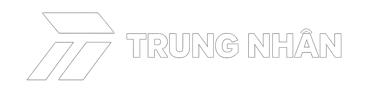 logo trung nhÂn trên nền đen